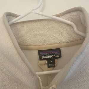 XL Patagonia quarter zip wool jacket